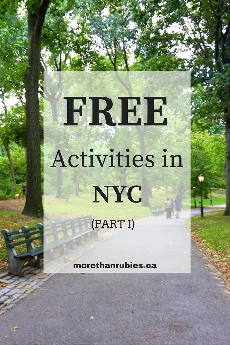 free activities in new york today