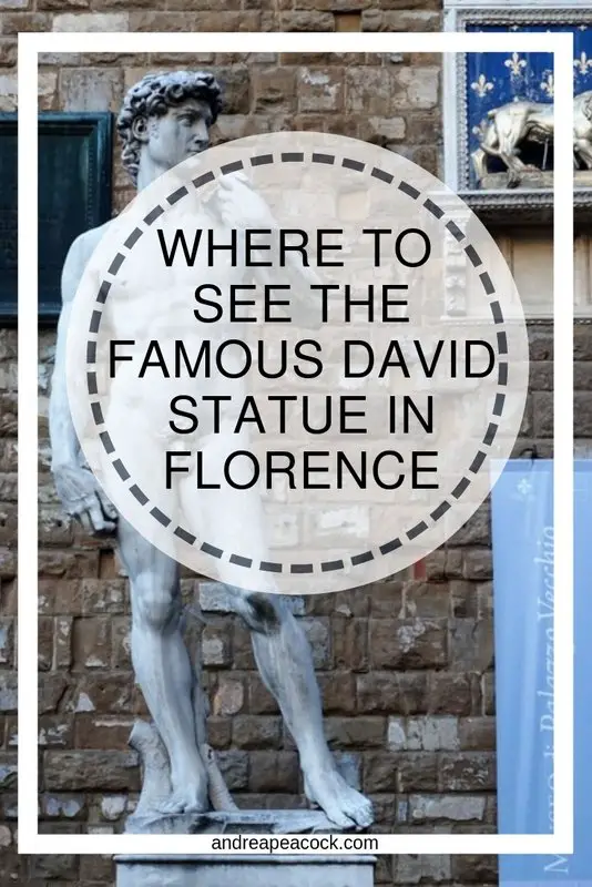 Where to see the Michelangelo David statue in Florence, Italy | www.andreapeacock.com