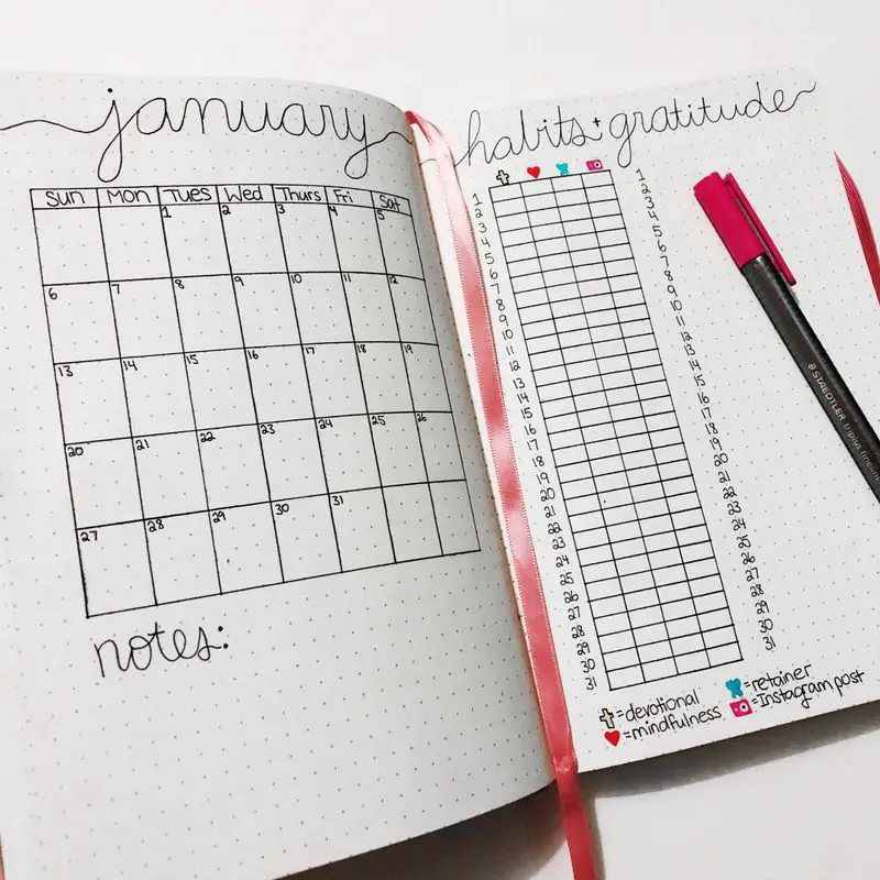 How to Set Up Your First Bullet Journal | www.andreapeacock.com