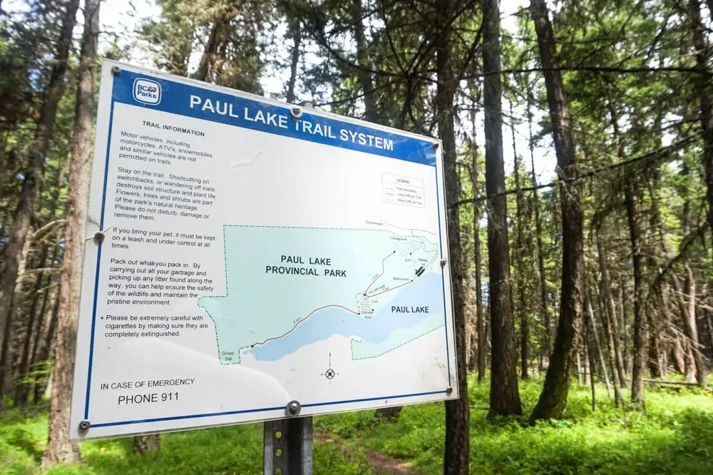 Paul Lake Provincial Park