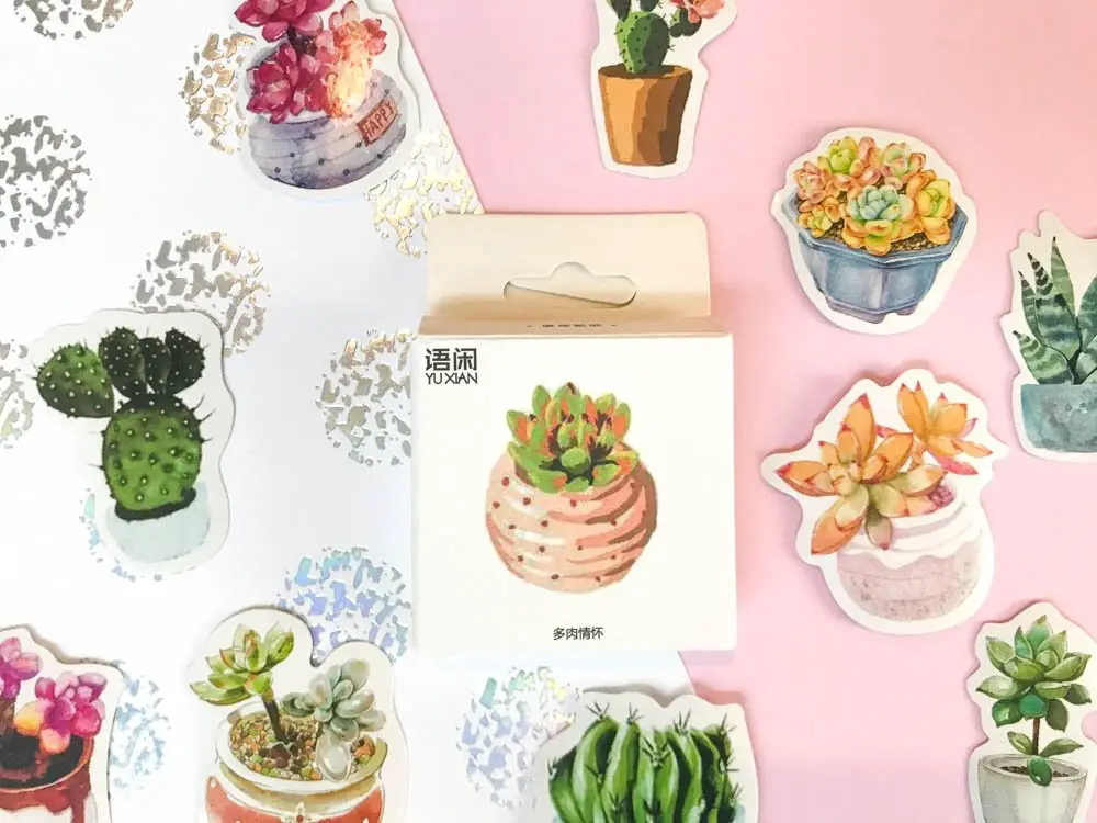 Bullet Journal Supplies plant stickers
