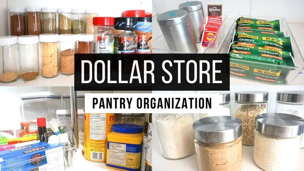 dollar store pantry organization