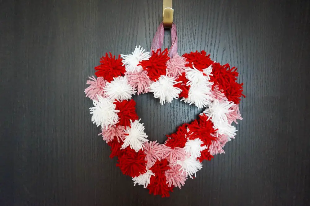 DIY Dollar Tree Valentine's Day Wreath - Andrea Peacock