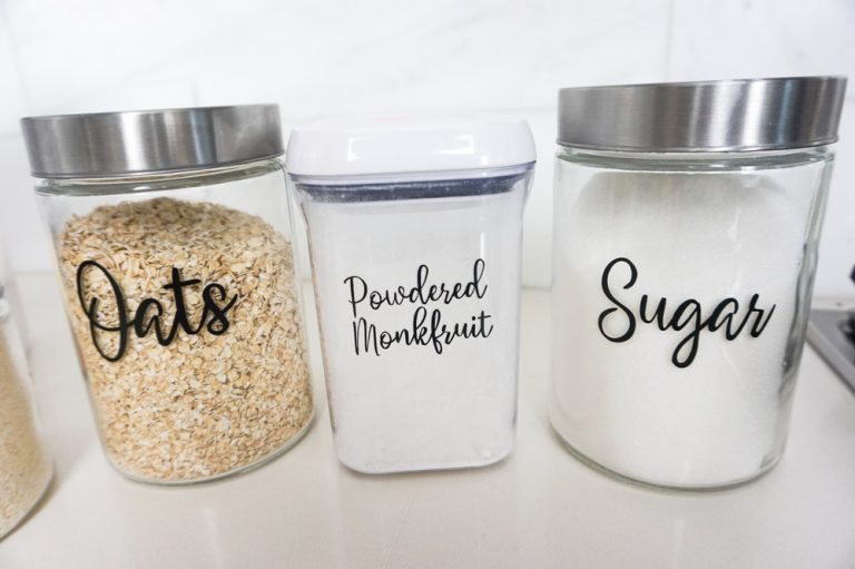 How to Make DIY Cricut Pantry Labels - Andrea Peacock