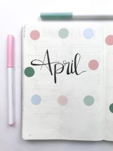 Easy Minimal Bullet Journal Setup: April 2021 - Andrea Peacock