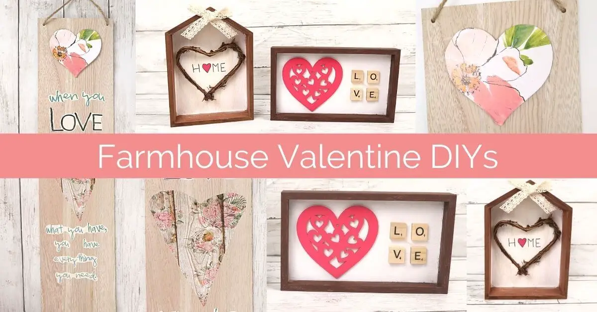 Dollar Tree Wood Heart Decoration Easy Diy Valentine's Day or any day 
