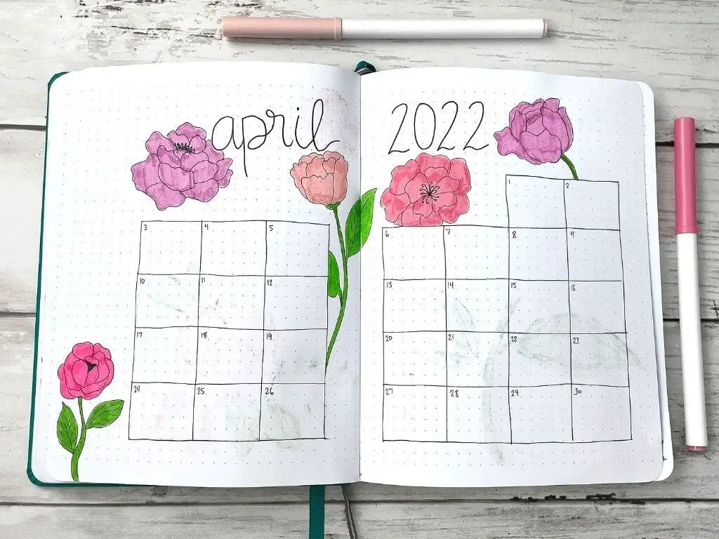 TALENS MAKE YOUR OWN BULLET JOURNAL WITH THE FLOWER JOURNAL SET