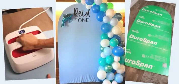how to build a DIY arch backdrop
