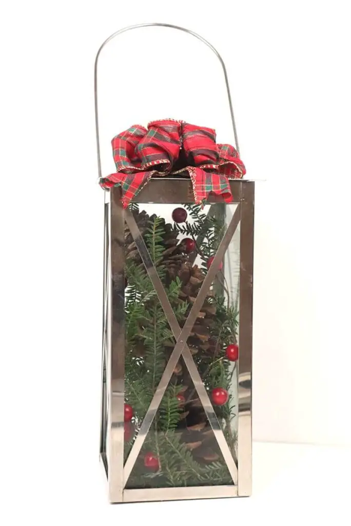 DIY Christmas lantern